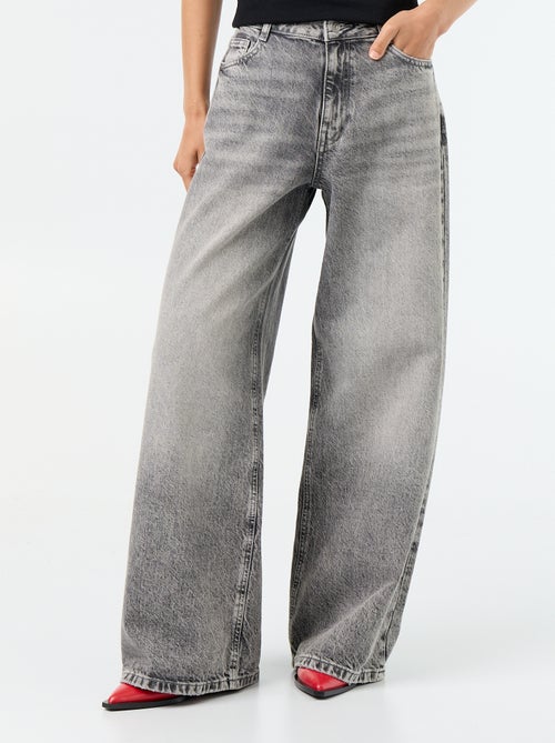 Wide-Leg-Jeans / weiter Schnitt - Kiabi