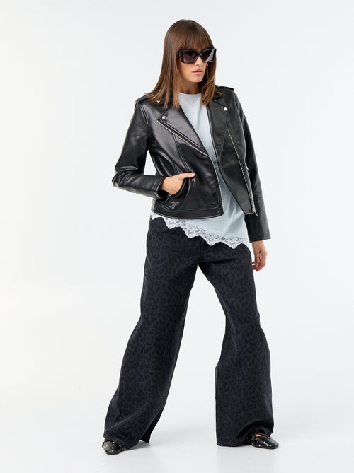 Wide-Leg-Jeans / weiter Schnitt - Kiabi
