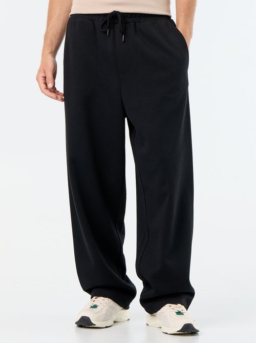 Wide-Leg Lightweight Fleece Joggers - Kiabi