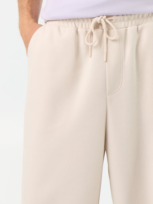 Wide-Leg Lightweight Fleece Joggers - Kiabi
