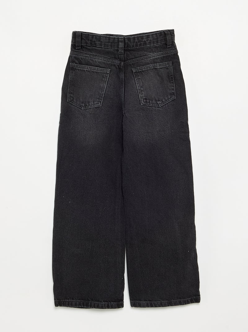 Wide-leg pants Black - Kiabi