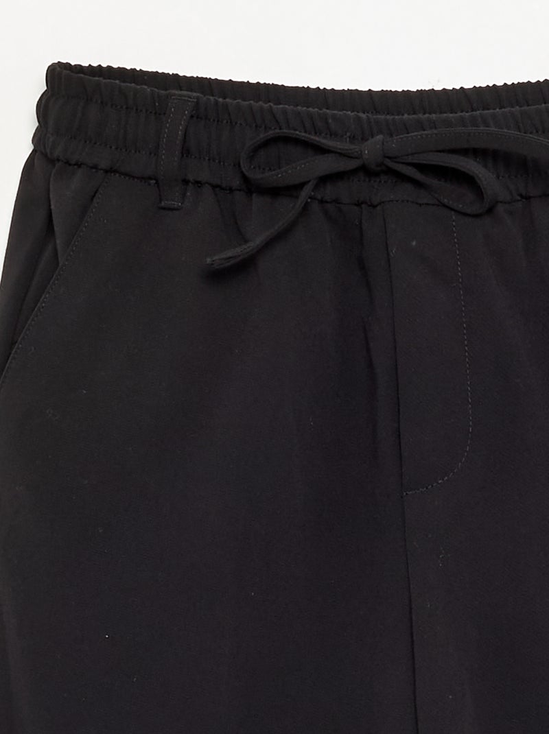 Wide Leg Pants Black - Kiabi