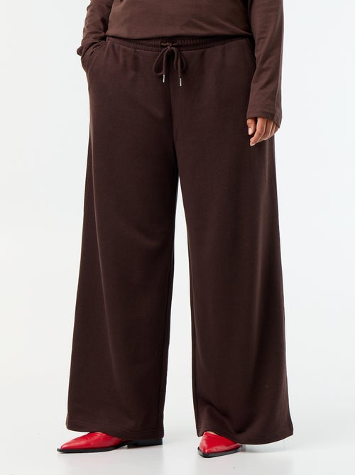 Wide-leg plain joggers - Kiabi Wide-leg plain joggers - Kiabi