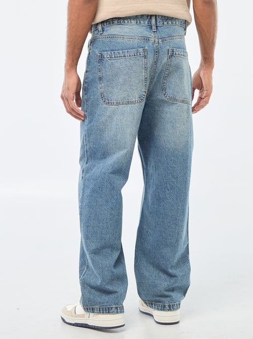 Wide Leg / Relaxed Fit 5-Pocket Jeans - Kiabi