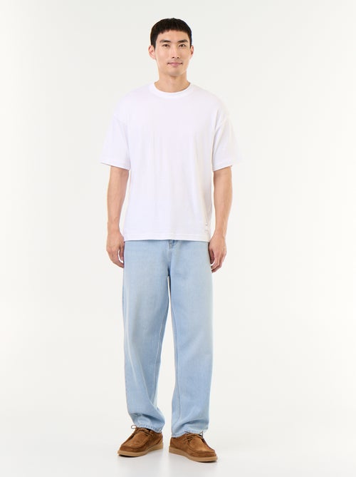 Wide-leg / relaxed fit jeans - Kiabi