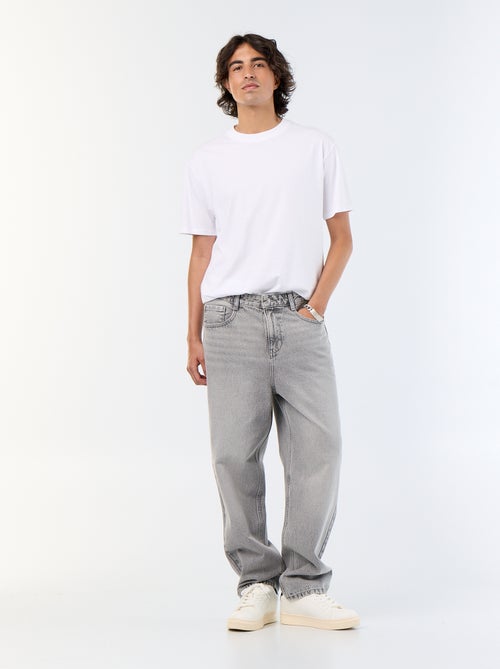 Wide leg / relaxed fit jeans - Kiabi