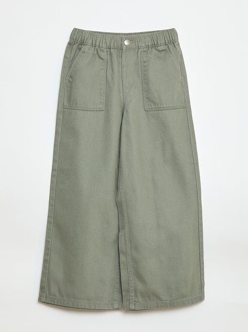 Wide Leg Trousers - Extra Comfortable Fit - Kiabi