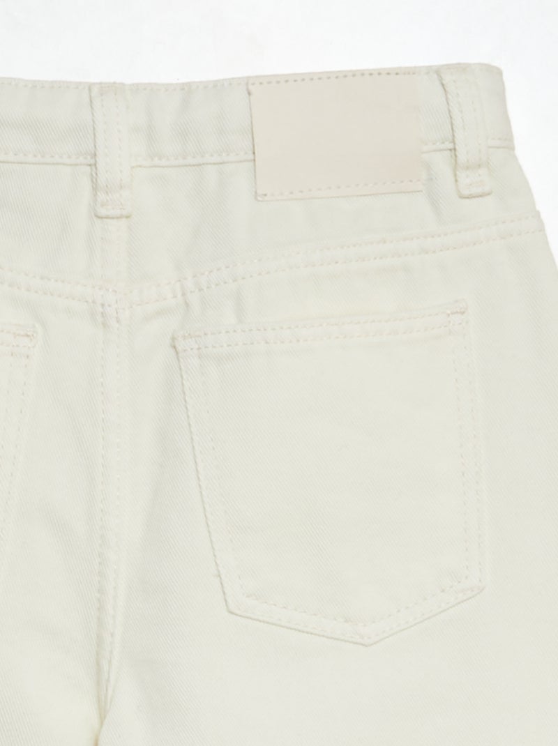 Wide-leg trousers WHITE - Kiabi