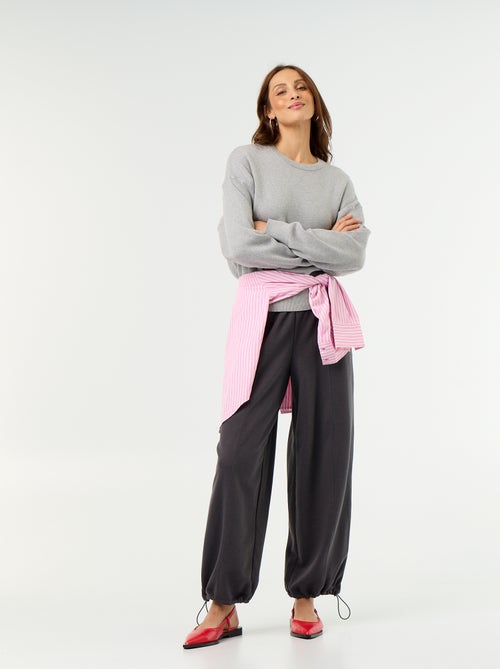 Wide sports joggers - Kiabi