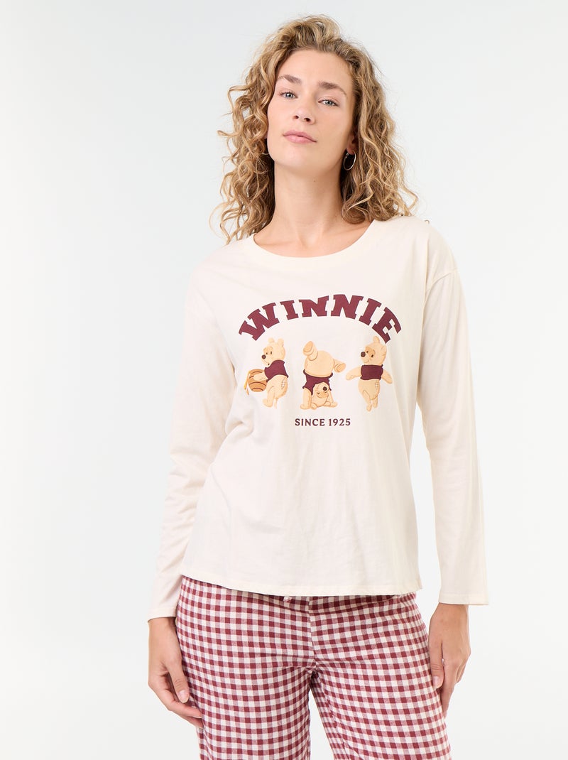 Winnie the Pooh' 'Disney' Long Pyjama Set - 2 Pieces White - Kiabi