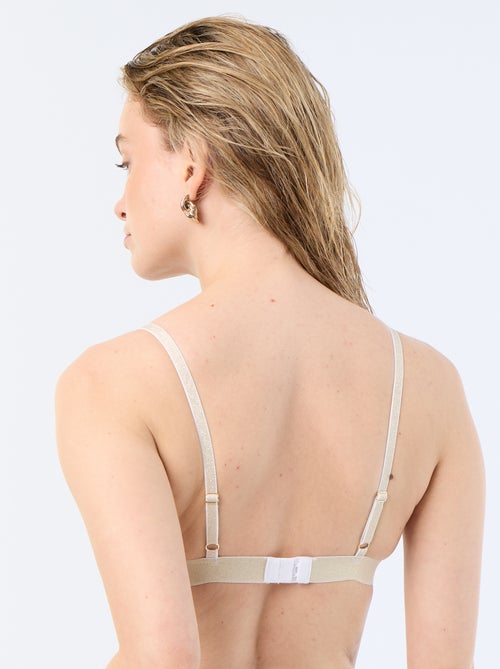 Wireless lace triangle bra - Kiabi