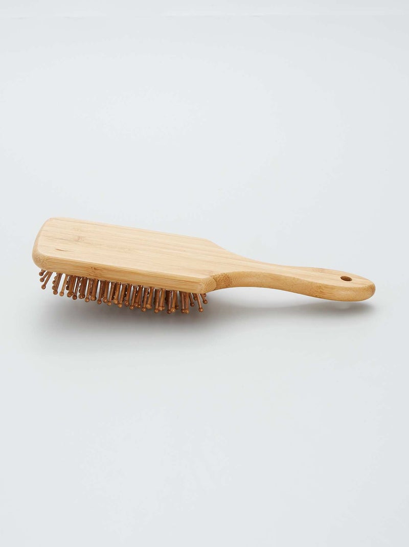 Wooden Hairbrush BEIGE - Kiabi