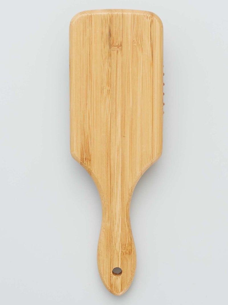 Wooden Hairbrush BEIGE - Kiabi