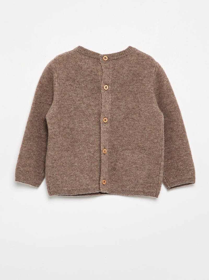 Wool and Cashmere Sweater - Premium Brown - Kiabi