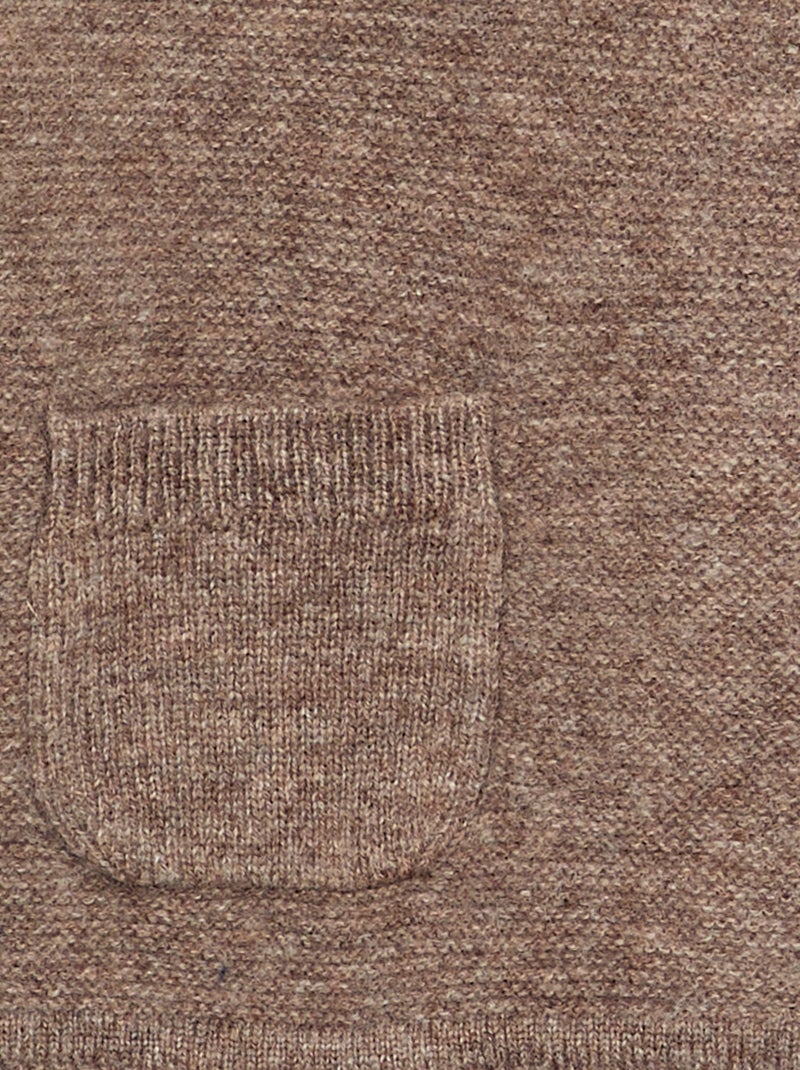 Wool and Cashmere Sweater - Premium Brown - Kiabi