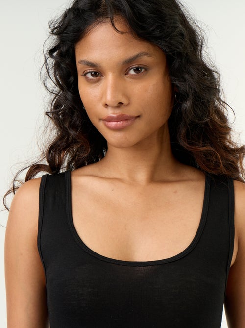 Wool blend tank top - Kiabi
