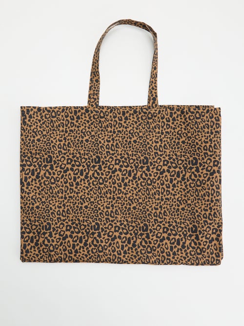 XXL Canvas Tote Bag - Kiabi