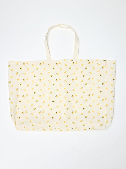 XXL Canvas Tote Bag - Kiabi