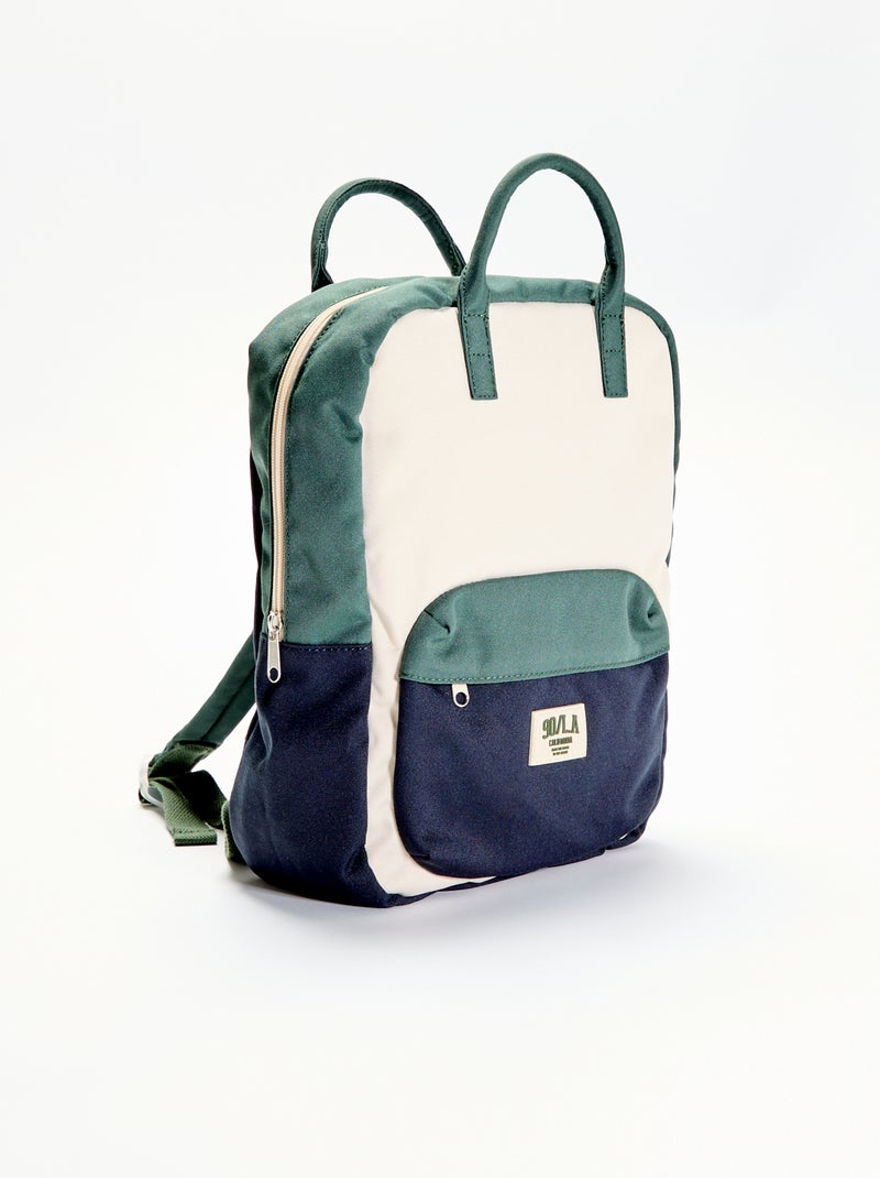 Zaino color block Blu - Kiabi