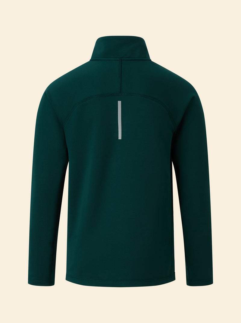 Zip-neck sports jacket Green - Kiabi