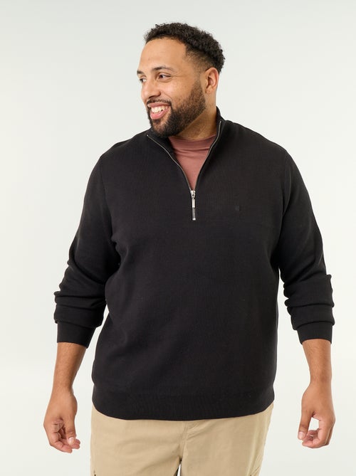Zip-Neck Sweater - Kiabi
