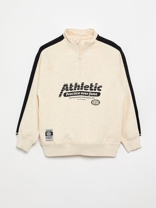Zip-Neck Sweatshirt - Kiabi