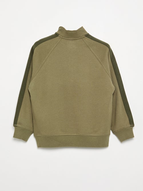 Zip-Neck Sweatshirt - Kiabi Zip-Neck Sweatshirt - Kiabi