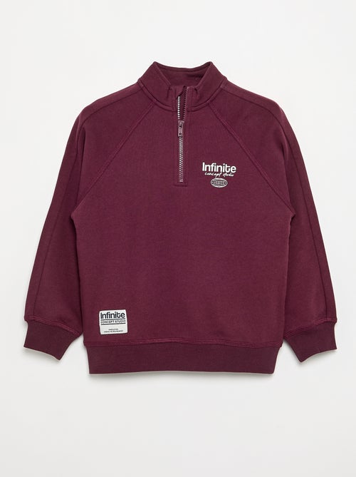 Zip-Neck Sweatshirt - Kiabi