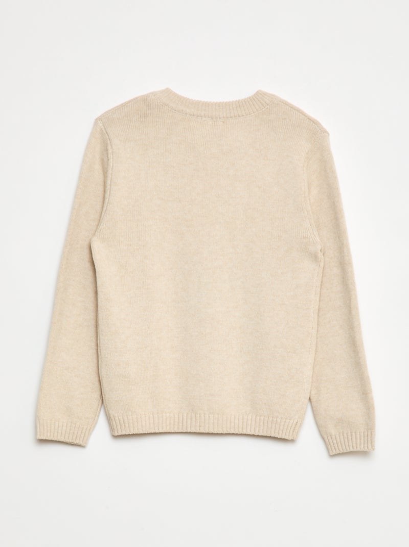 Zip-up Cardigan - Easy-On Collection BEIGE - Kiabi