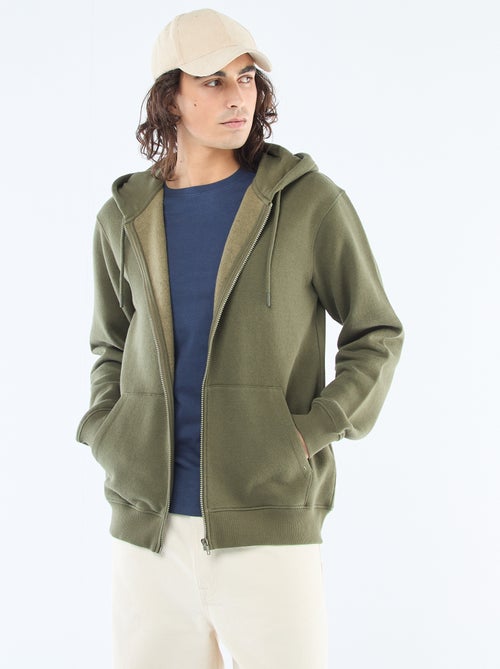 Zip-Up Fleece Hoodie - Kiabi
