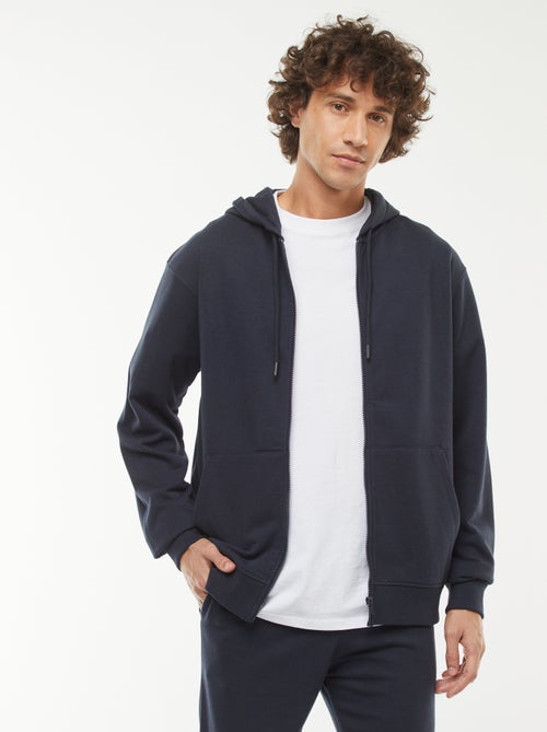 Zip-Up Fleece Hoodie Sweatshirt - Kiabi