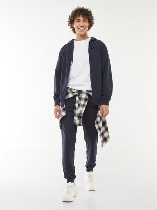 Zip-Up Fleece Hoodie Sweatshirt - Kiabi