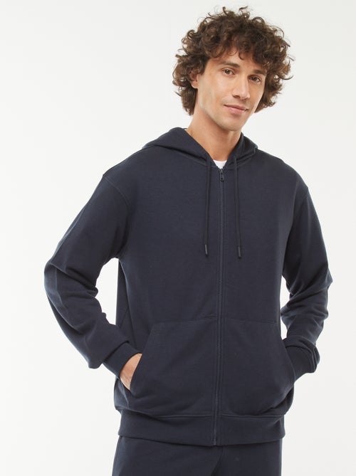 Zip-Up Fleece Hoodie Sweatshirt - Kiabi