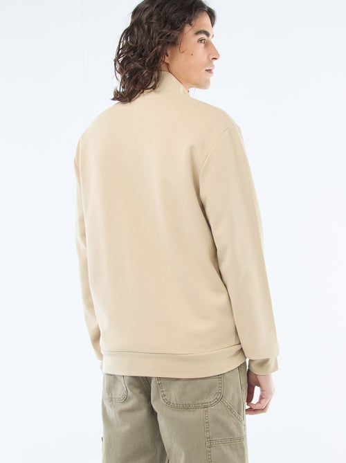 Zip-Up High Neck Sweatshirt - Kiabi