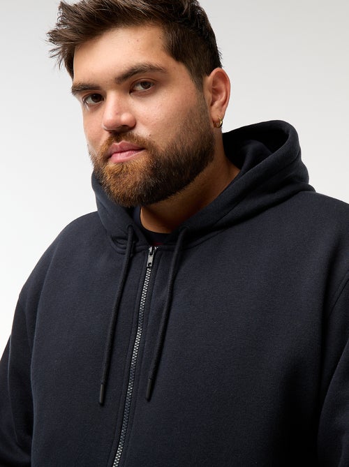 Zip-up hooded sweatshirt - Kiabi