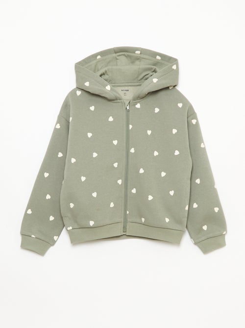 Zip-up hoodie with print - Kiabi Zip-up hoodie with print - Kiabi