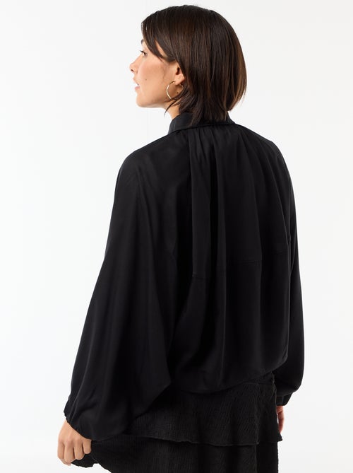 Zip-up jacket with puff sleeves - Kiabi