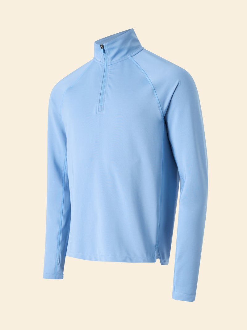 Zip-Up Sports Vest - (ekstract) Blue - Kiabi