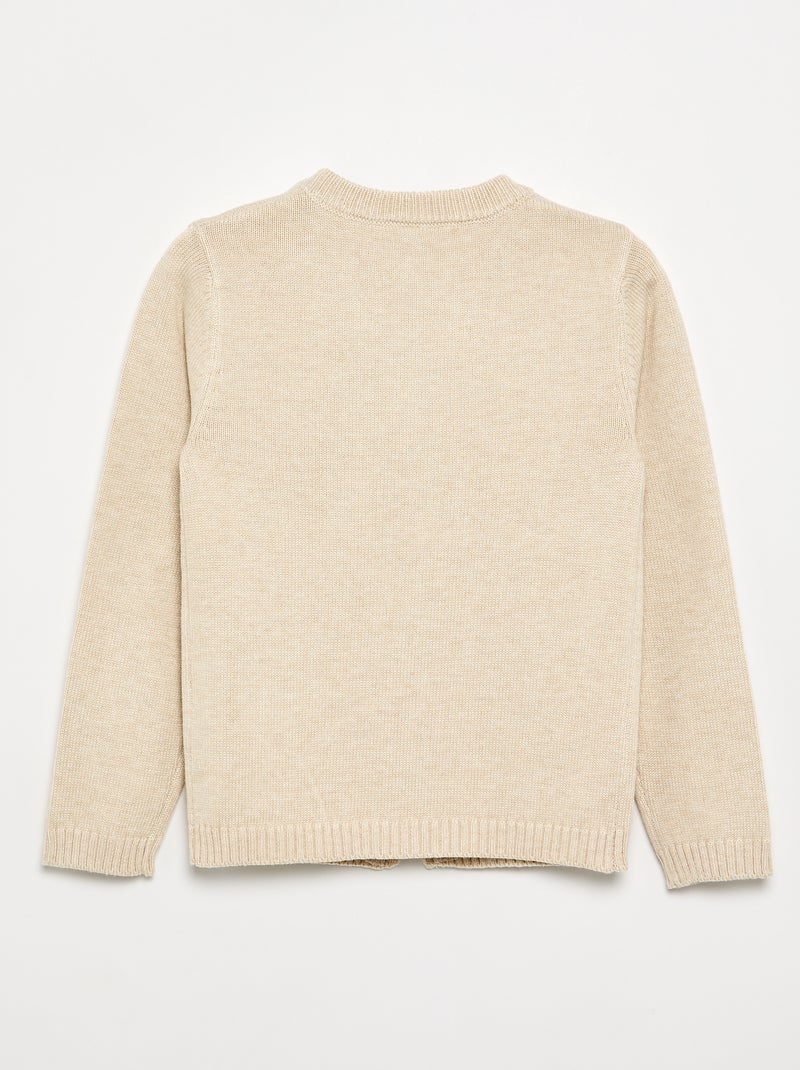 Zipped Cardigan - Easy-Dress Collection BEIGE - Kiabi