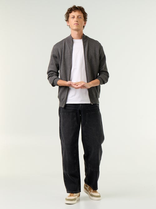 Zipped High-Neck Cardigan - Kiabi