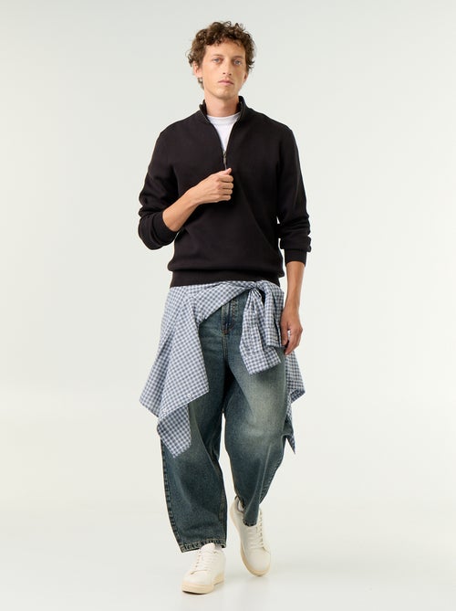 Zipped High-Neck Sweater - Kiabi