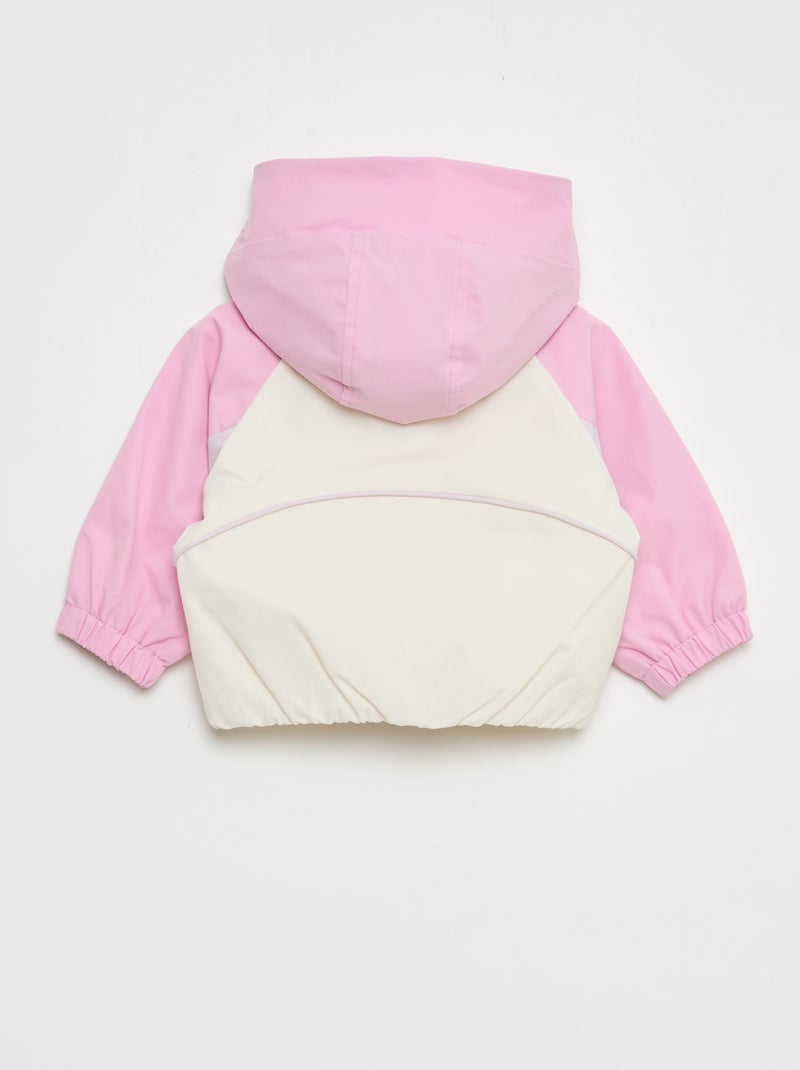 Zipped Sportswear Jacket with Hood Purple - Kiabi