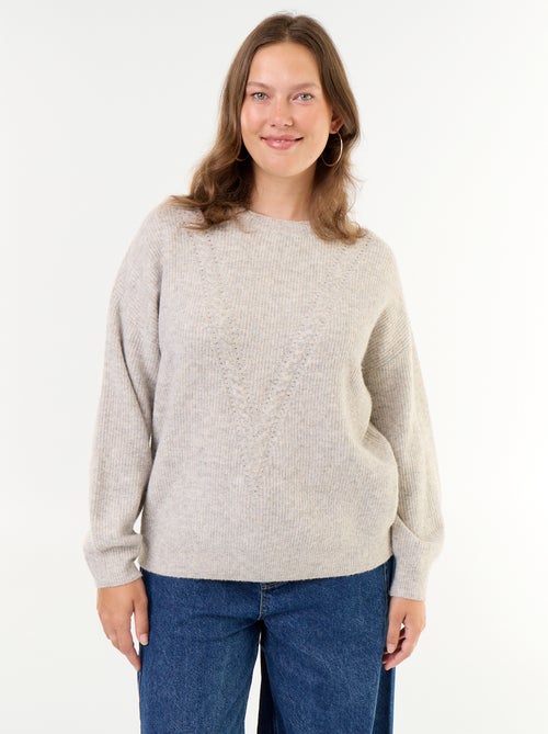 Zopfstrickpullover - Kiabi