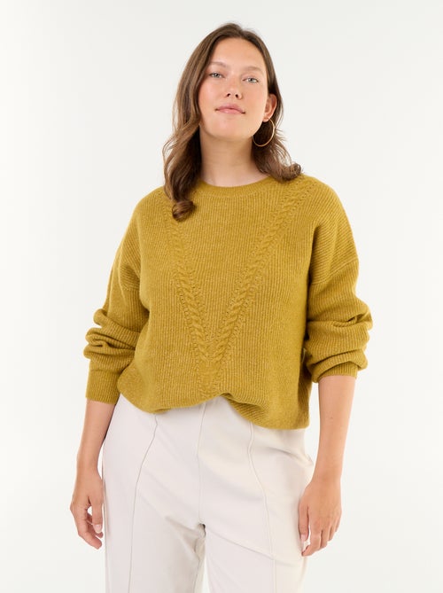 Zopfstrickpullover - Kiabi