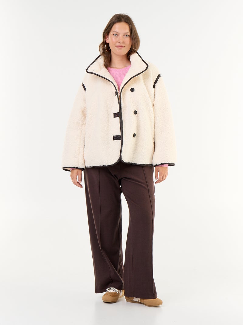 Zopfstrickpullover Rosa - Kiabi