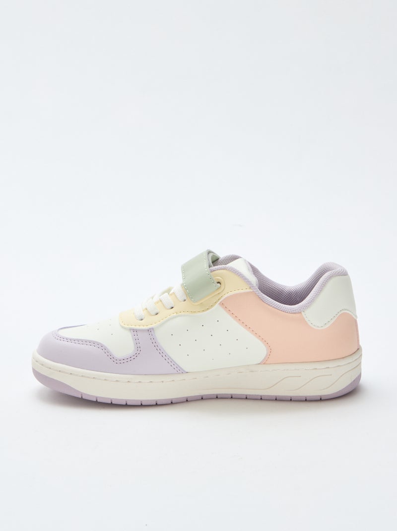 Zweifarbige Halbsneaker Rosa - Kiabi