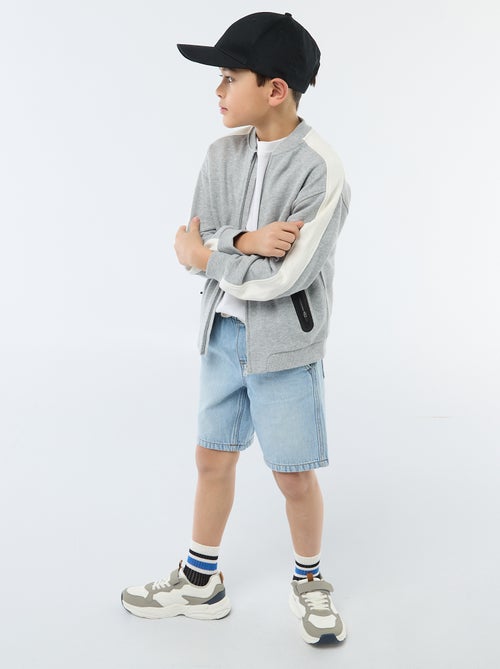 Zweifarbige Joggingjacke - Kiabi