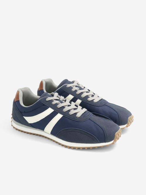 Zweifarbige Schnür-Turnschuhe - Kiabi
