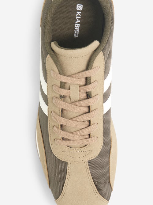 Zweifarbige Schnür-Turnschuhe - Kiabi